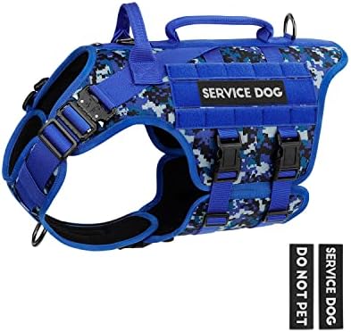 Petnanny Tactical Dog Harness Service Vest by PETNANNY