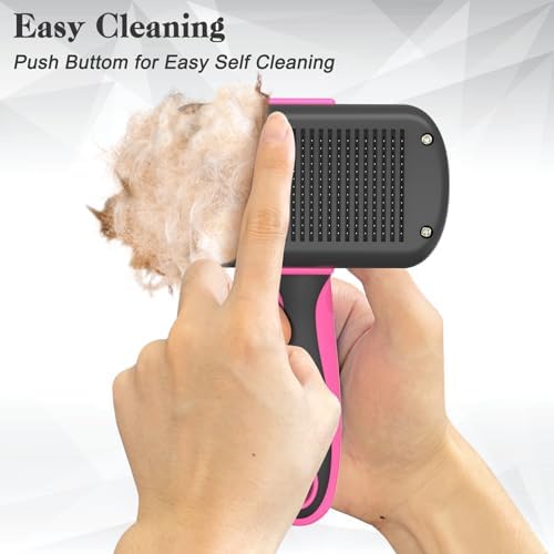 Dipoo Self-Cleaning Pet Grooming Brush - Image 3