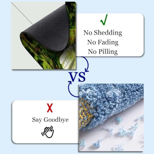Ancient-Forest- Super Absorbent Quick-Drying Bathroom Mat Rug, Rubber Non-Slip - Image 4