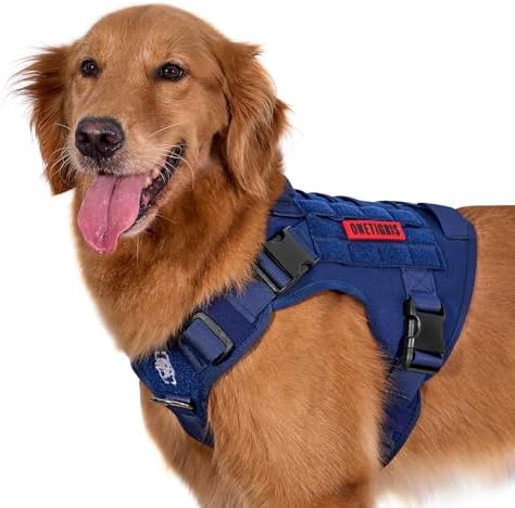 OneTigris Tactical Dog Harness Vest No-Pull Service Dog Vest by OneTigris