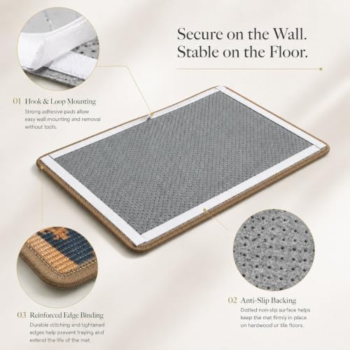 Art Sisal Cat Scratcher Mat, Cat Wall Scratchers - Image 6