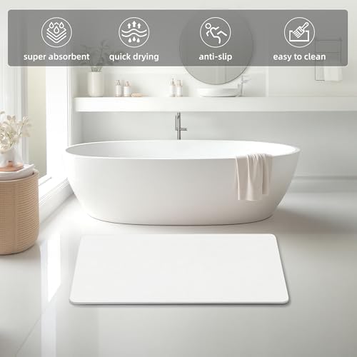 THMINS Extra Large Stone Bath Mat - Image 2