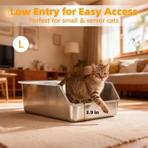 Stainless Steel Cat Litter Box - Image 2