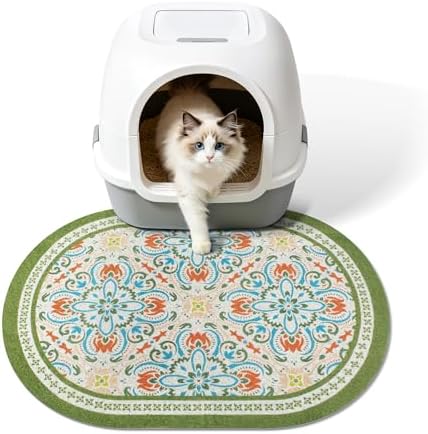 Cat Litter Mat, Waterproof & Urine-Proof Litters Catcher Mats, Keep Floor Clean by Yigerlee