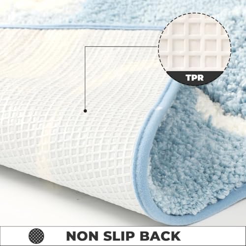 Cute Ocean Bathroom Rug Super Absorbent Bath Mat Machine Washable and Non Slip - Image 5
