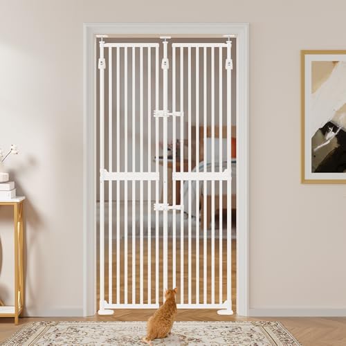 unipaws 75" High Extra Tall Cat Safety Gate by unipaws