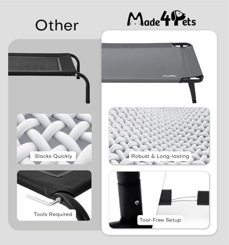 Made4Pets Outdoor Elevated Dog Bed - Image 4