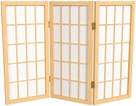 2 ft. Short Desktop Window Pane Shoji Screen by RedLantern