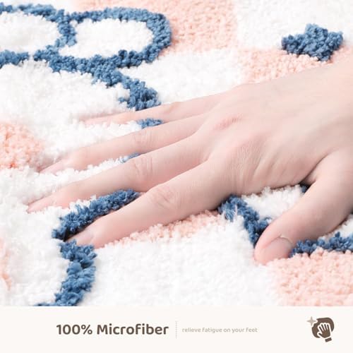 Molesun Rabbit Bath Mat 20x31, Soft Absorbent Microfiber Bath Rugs - Image 5