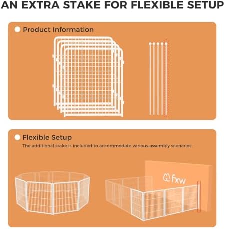 FXW Homeplus Indoor Dog Playpen, 4 Panels, - Image 2