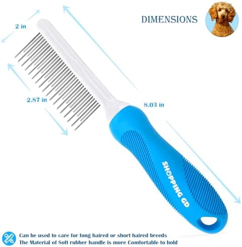 Detangling Pet Grooming Comb for Dogs & Cats - Image 3