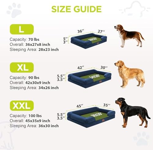 Waterproof Orthopedic Dog Bed for Medium Large Sized Dogs - Image 4