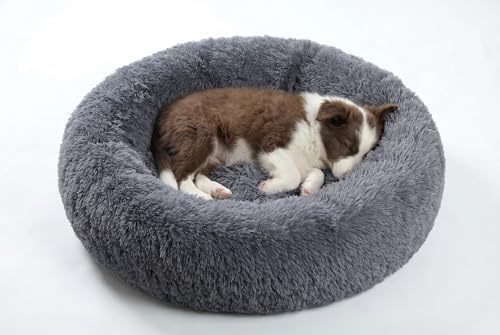 SAVFOX 23 inches Calming Donut Dog Bed by SAVFOX