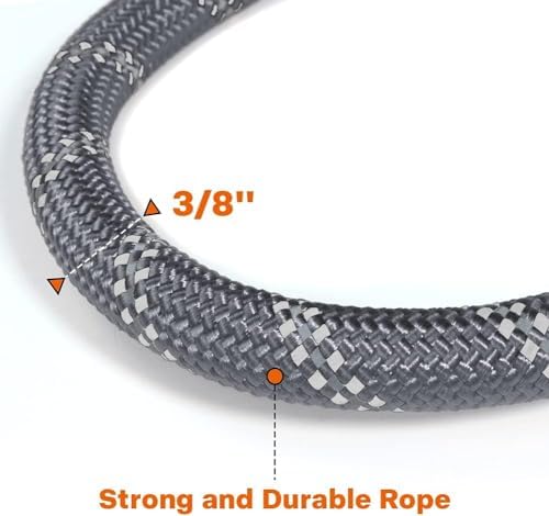 Taglory Rope Dog Leash for Small Medium Dogs, 5 FT Padded Handle - Image 3