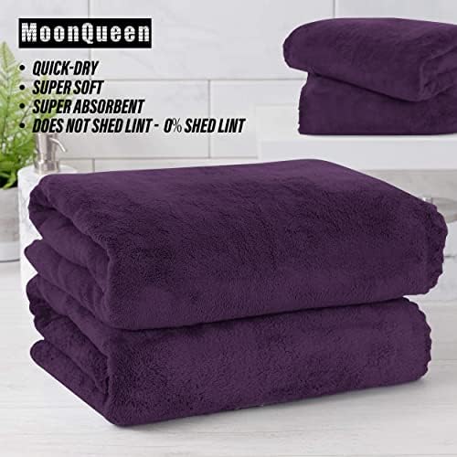 MOONQUEEN 2 Pack Premium Bath Towel Set - Image 6