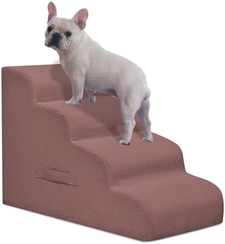 Mesa Lemon 4 Step Dog Stairs Pet Ramp by MesaLemon