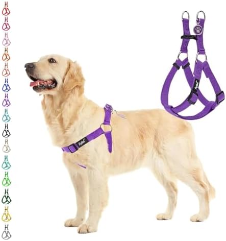 PUPTECK No Pull Dog Harness Large Sized Step-in Adjustable Puppy Vest by PUPTECK