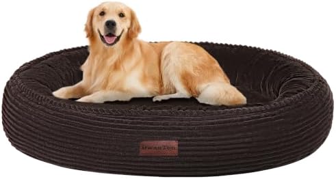 Dwanton Orthopedic Medium Dount Dog Bed, Egg-Crate Foam Round Dog Sofa by DWANTON