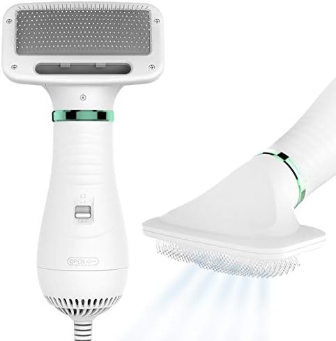 2-in-1 Dog Hair Dryer with Brush by KUUBIA