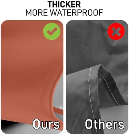 Waterproof Apron with Comfortable Adjustable Bib Rubber Vinyl Dishwasher Heavy - Image 3
