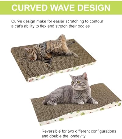 TIMHAKA 8 Pack Cat Scratching Board, Double-Sided Usability, - Image 4