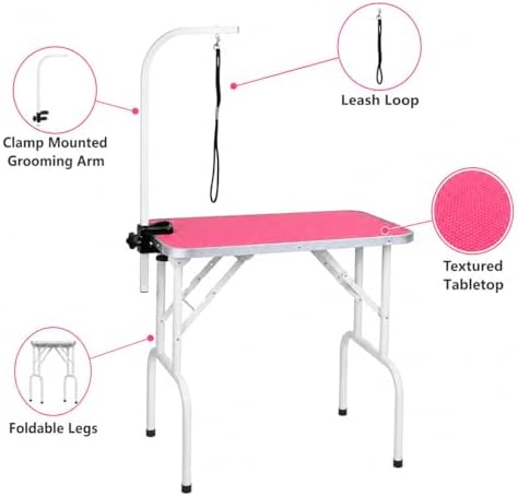 LEIBOU Pet Dog Grooming Table Foldable Grooming Table pet Examination Table - Image 3