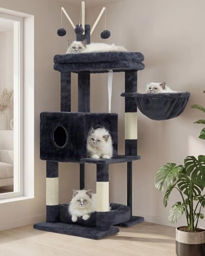 Heybly Cat Tree, 45.3" Cat Tower by HEYBLY