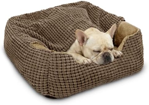 GASUR Dog Beds for Large Medium Small Dogs, Rectangle Cave Hooded Blanket Puppy by GASUR