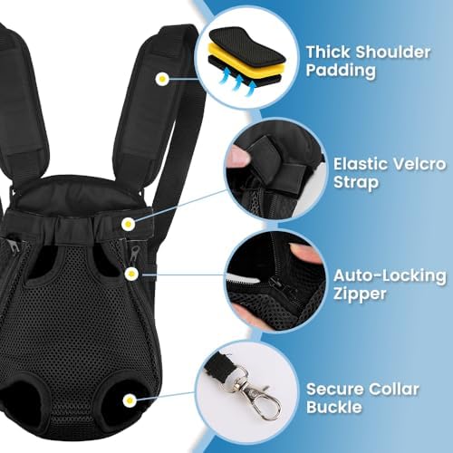 Mosago Dog Backpack Carrier, Front Chest Carrier - Image 5