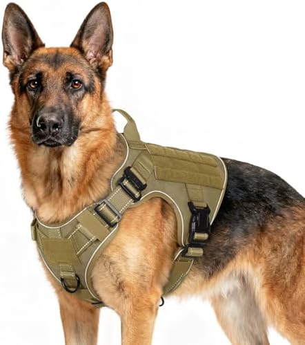 rabbitgoo Tactical Dog Harness X-Large, Heavy Duty Military No Pull Vest by rabbitgoo