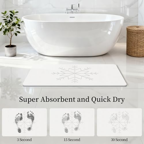 THMINS Extra Large Stone Bath Mat - Image 5
