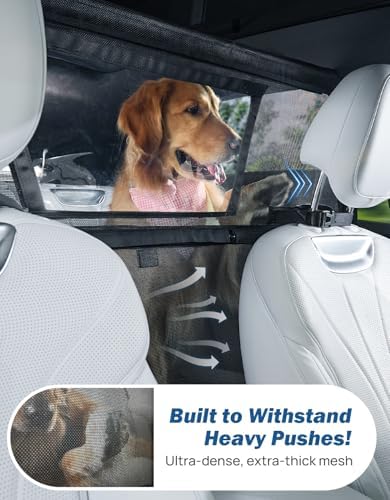JOYTUTUS 46" Wide Dog Car Barrier - Image 5
