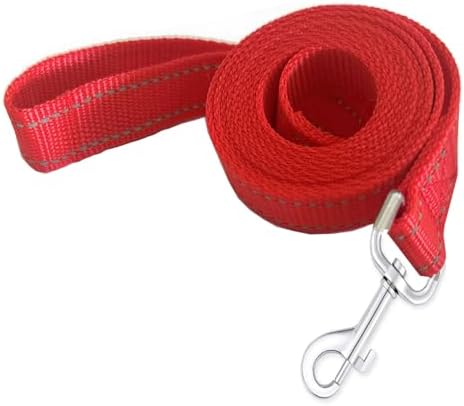 Reflective Dog Leash 4Ft /6 Feet Long, 3/4 Inch Wide, by TAIDA