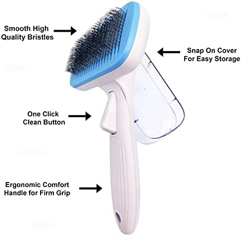 Pet Slicker Brush – Self Cleaning Brush - Image 4