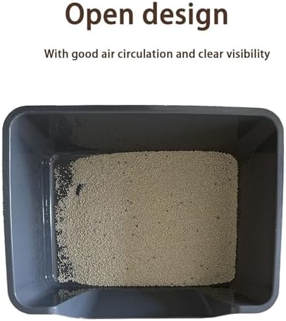 Low Entry Litter Box for Senior Cats High Sided Large Litter Box - Image 4