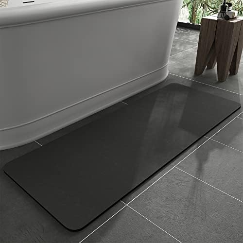 MontVoo -Bath Mat Rug-Rubber Backing Non Slip Quick Dry Absorbent Thin Bathroom by MontVoo