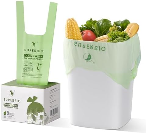 SUPERBIO 3 Gallon Compostable Food Waste Bags - Image 3