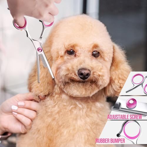 Gimars Dog Grooming Scissors Kit Professional 4CR - Image 6