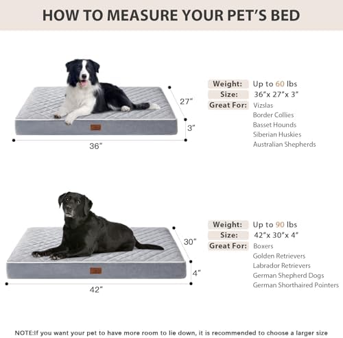 WNPETHOME Orthopedic Waterproof Large Sized Senior Dogs Bed - Image 5