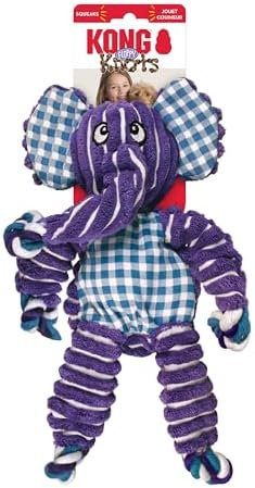 KONG Floppy Knots Rope and Plush Dog Toy, Medium/Large - Image 2