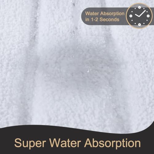 AROGAN Luxury Long Bathroom Rugs Runner 24x48 Inch Bath Rug Non Slip - Image 6