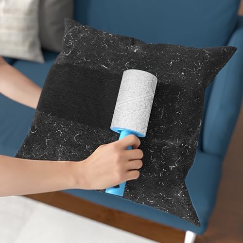 400 Sheets Lint Rollers for Pet Hair Extra Sticky, 2 Handles, 4 Rollers - Image 6