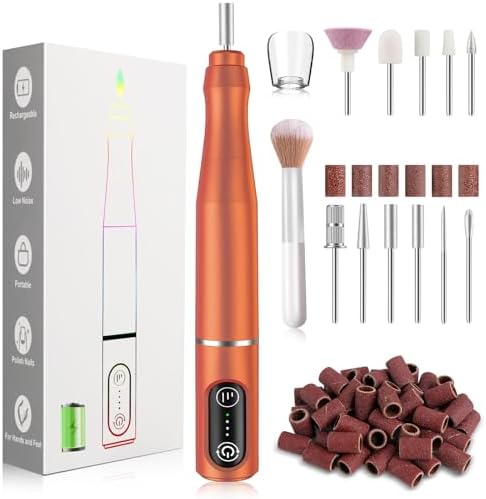 TUOBEO Cordless Nail Drill Electric Nail File Kit, Rechargeable Efile Set by TUOBEO