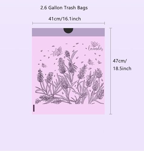 200pcs 2.6 Gallon Small Trash Bags Tearing-Free Drawstring - Image 2