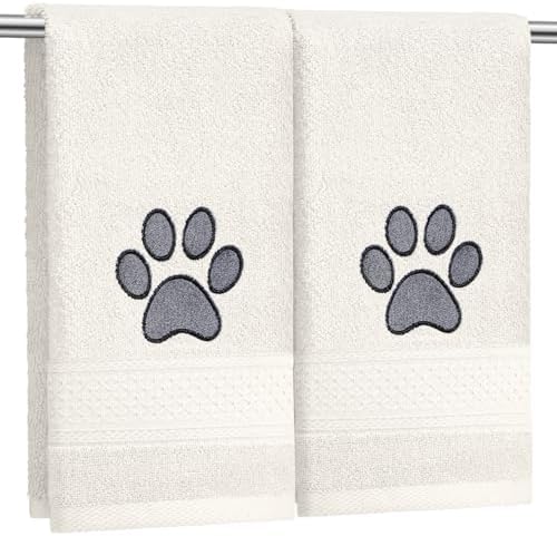 SmoothNovelty 2 Pcs Dog Paw Hand Towels by SmoothNovelty