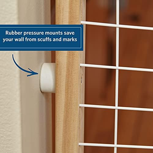 MidWest Homes for Pets Wire Mesh Pet Safety Gate, Dog Gate Expands From 29 - Image 4