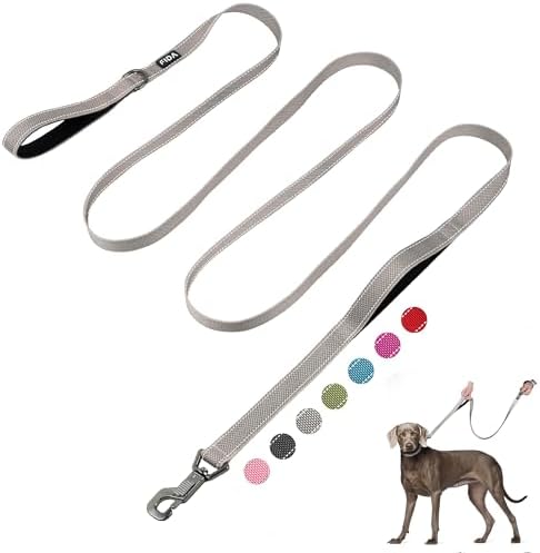Fida 10 FT Heavy Duty Dog Leash, Dual Padded Handles by Fida