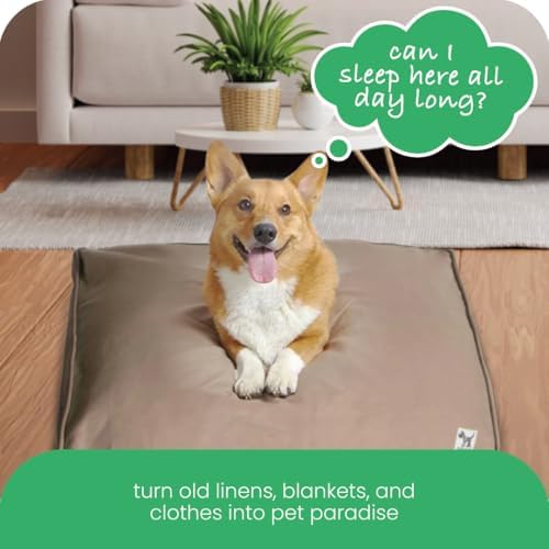 Molly Mutt Tan Dog Bed Cover, Non-Toxic & 100% Cotton - Image 7