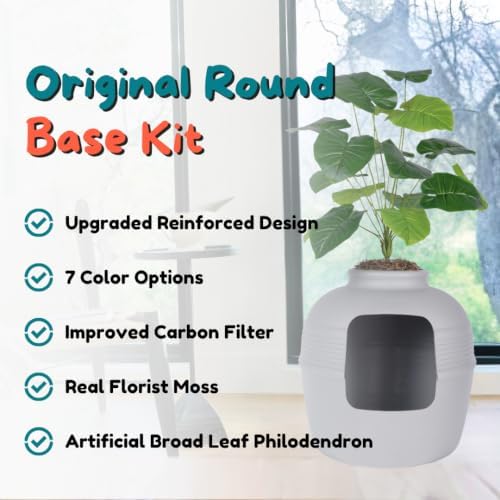 Good Pet Stuff Original Hidden Litter Box Planter, Decorative Cat Litter - Image 3
