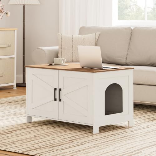 Homhedy 31.5" L Cat Litter Box Enclosure - Image 7